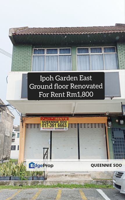 Ipoh Garden East Ground Floor Shop Lot For Rent, Perak, Ipoh