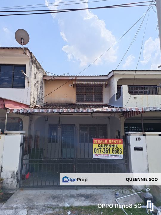Bercham Double Storey Low Cost House For Sale , Perak, Kinta