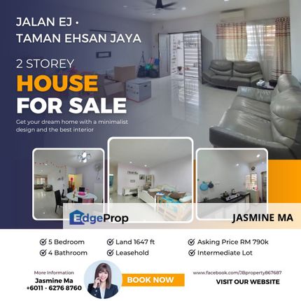 Jalan EJ 3/x / Taman Ehsan Jaya for Sale, Johor, Johor Bahru