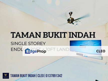 BUKIT INDAH ENDLOT WITH LAND FOR SALE BELOW BANK VALUE, Johor, Johor Bahru