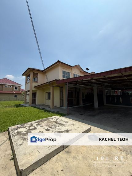 🔥 BELOW BANK VALUE!!🔥With BIG LAND!!! ENDLOT Double Storey House@ Taman Melati Jenjarom, Selangor, Jenjarom