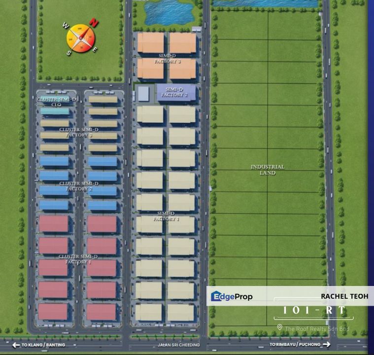 🔥3 Adjoining Lots Available Medium Heavy Industrial Land, ETP @ KIIP Jenjarom Sri Cheeding FOR RENT, Selangor, Jenjarom