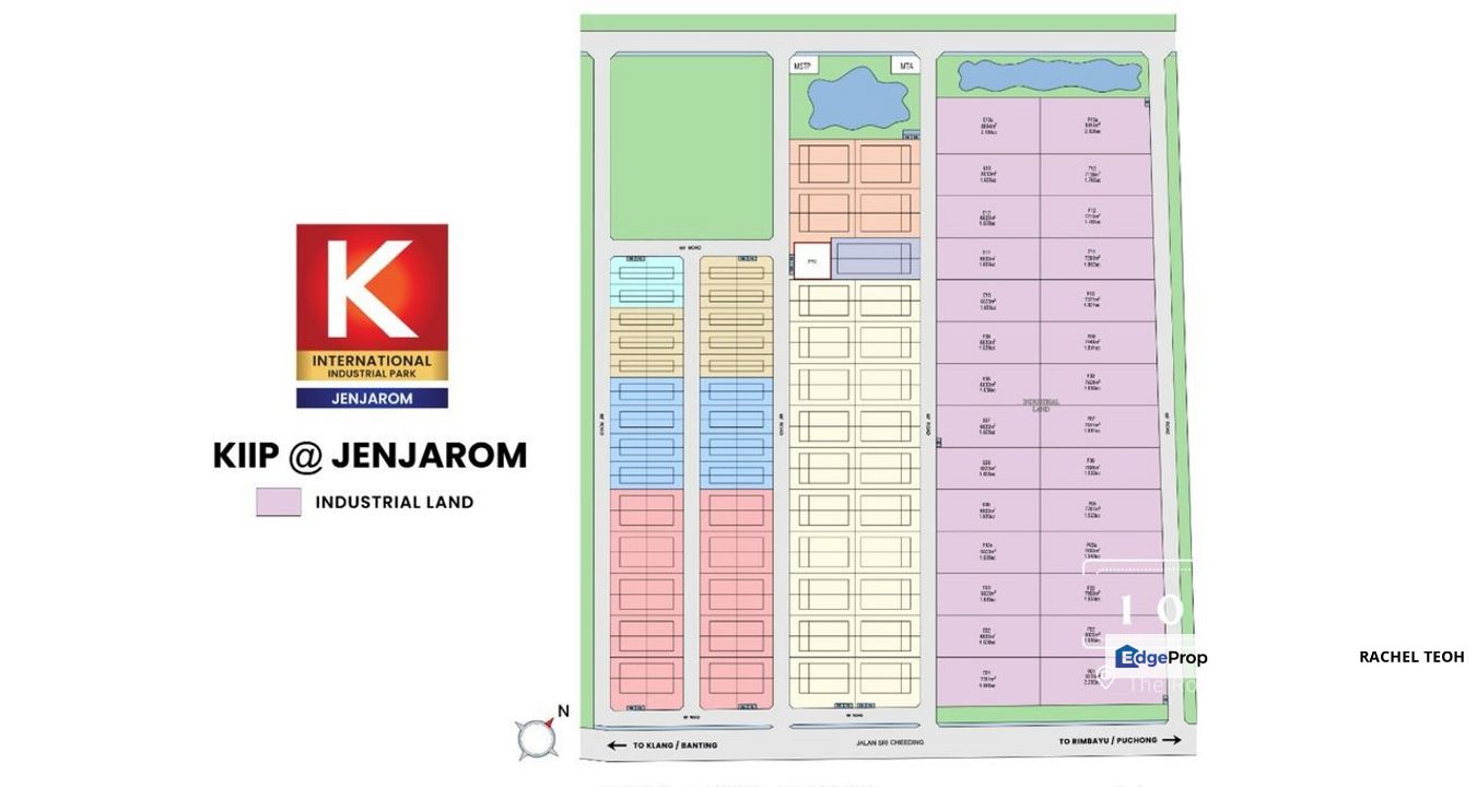 🔥3 Adjoining Lots Available Medium Heavy Industrial Land, ETP @ KIIP Jenjarom Sri Cheeding FOR RENT, Selangor, Jenjarom