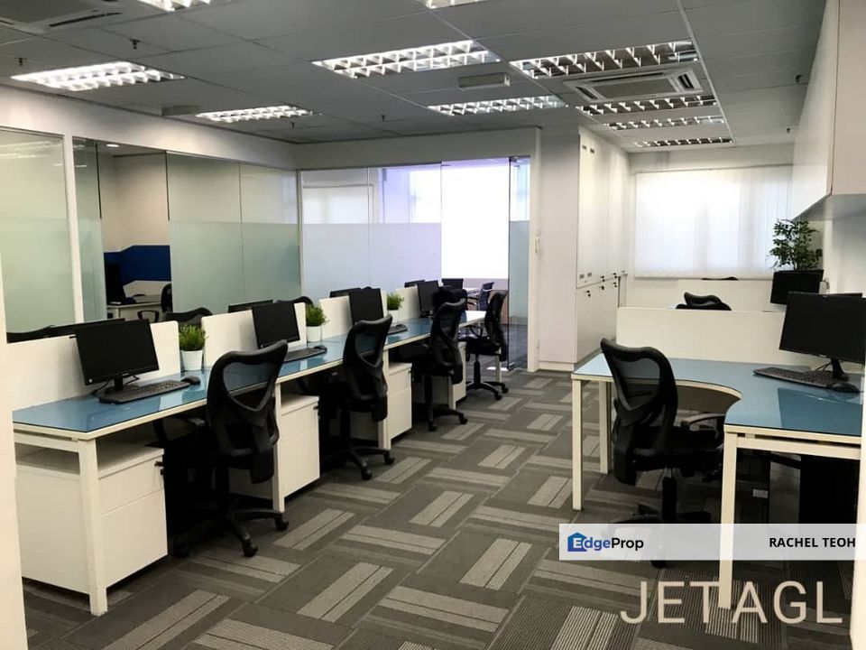 (2 Adjoin Office Lot) 1342sqft Renovated Office @ First subang courtyard subang jaya for sale, Selangor, Bandar Sunway