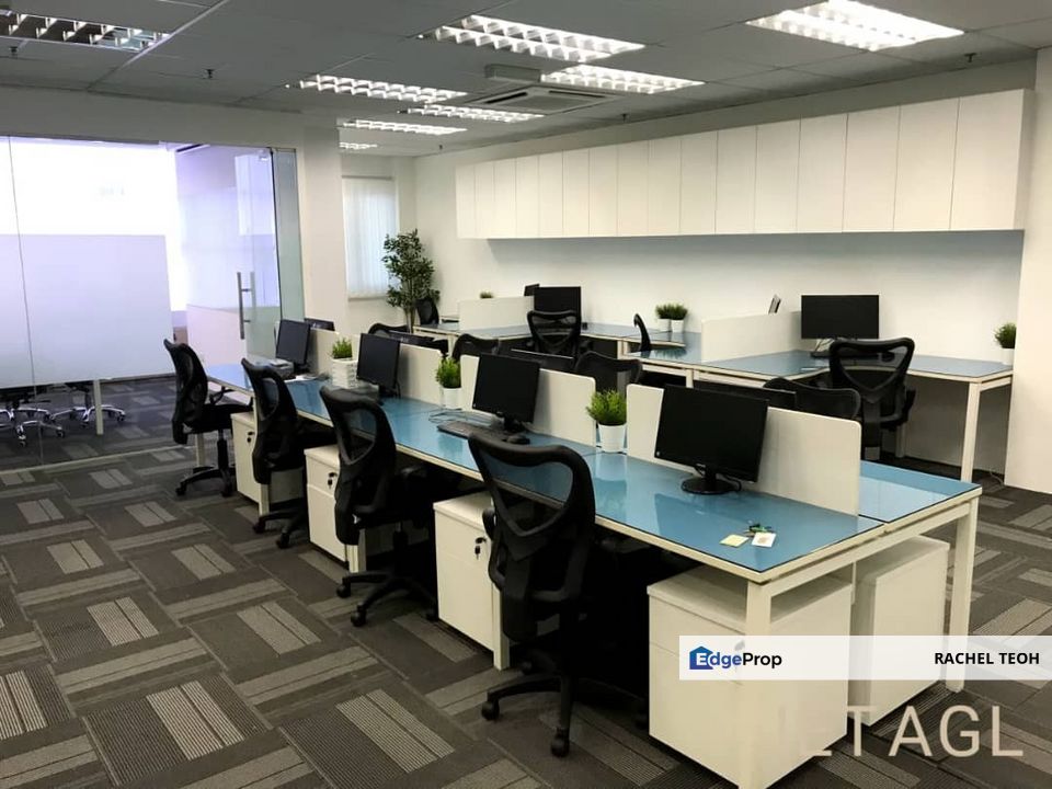 (2 Adjoin Office Lot) 1342sqft Renovated Office @ First subang courtyard subang jaya for sale, Selangor, Bandar Sunway
