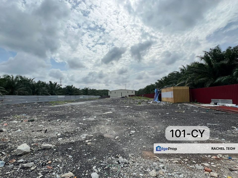 FENCING COVER!! 2.15 Acre Flat Land with 2 Warehouse@Sijangkang Telok Panglima Garang, Klang , Selangor, Telok Panglima Garang