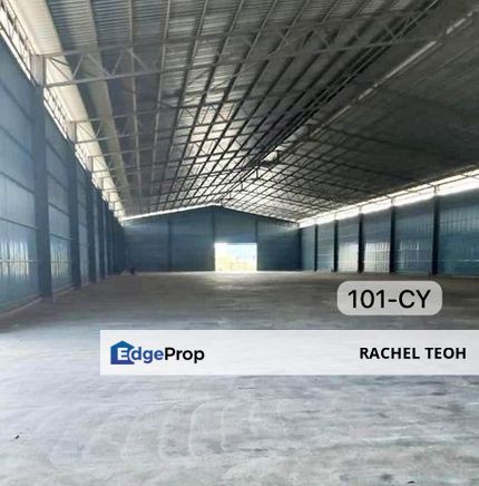 FENCING COVER!! 2.15 Acre Flat Land with 2 Warehouse@Sijangkang Telok Panglima Garang, Klang , Selangor, Telok Panglima Garang