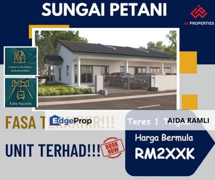 Single Storey Terrace House Near Ambangan Heights Sungai Petani, Kedah, Sungai Petani