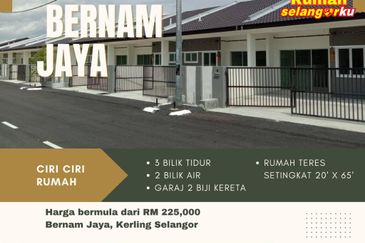 Rumah Selangorku Bernam Jaya dekat Tanjung Malim
