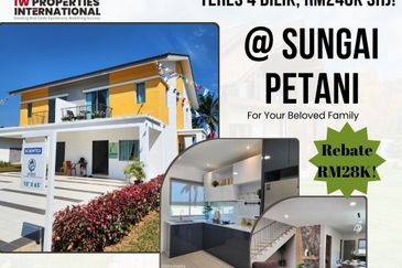 Rumah Dua Tingkat Scientex Sungai Petani Kedah. Corner Lot Availble