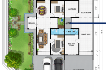 Perumahan Landskap Bertemakan 'Sakura' Dan 'Indoor Courtyard'