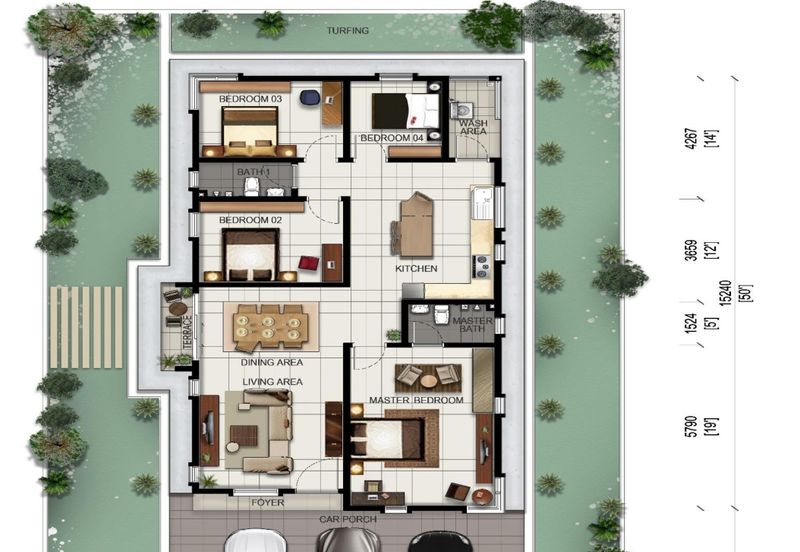 Banglo Mampu Milik Di Bandar Darulaman,Jitra