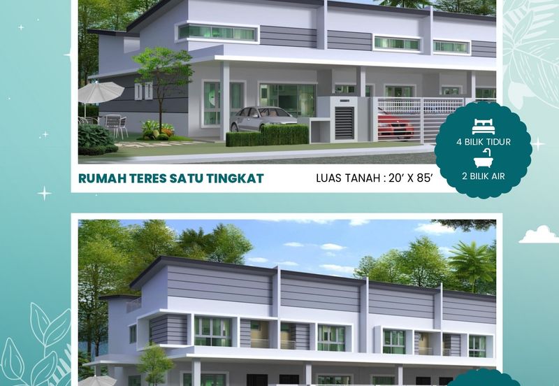 Dapatkan Rumah Teres Setingkat Idaman Anda Di Klang!! Telok Gong Port Klang