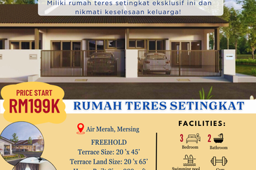 Single Storey  Lagenda Suria Mersing Johor