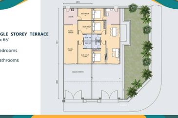 1 Storey Terrace house in Darulaman Lagenda,Kedah For Sale