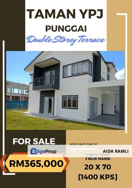 Double Storey Terrace House Yayasan Pelajaran Johor Pengerang For Sale, Johor, Pengerang