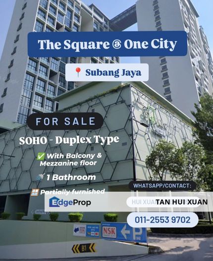 The Square, One City, Subang Jaya - Duplex SoHo For Sale, Selangor, Subang Jaya