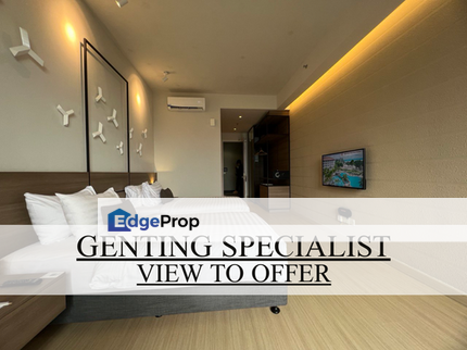 GENTING SPECIALIST 362SF STUDIO UNIT WITH 1 BATH VALUE TO BUY MUST VIEW, Pahang, Genting Highlands