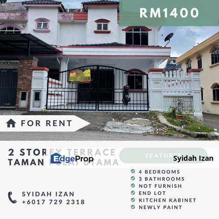 2 STOREY, TAMAN PULAI UTAMA, Johor, Skudai