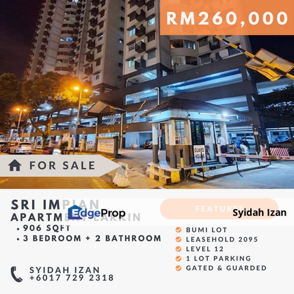 SRI IMPIAN APARTMENT, LARKIN PERDANA, Johor, Johor Bahru