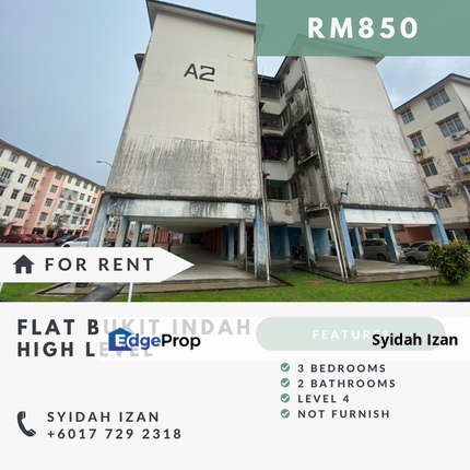 FLAT BUKIT INDAH, JALAN INDAH 23/1, Johor, Johor Bahru