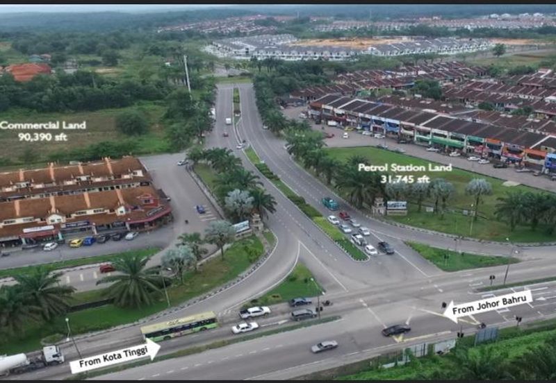 PETROL PUMP LAND IN KOTA TINGGI FOR SALE