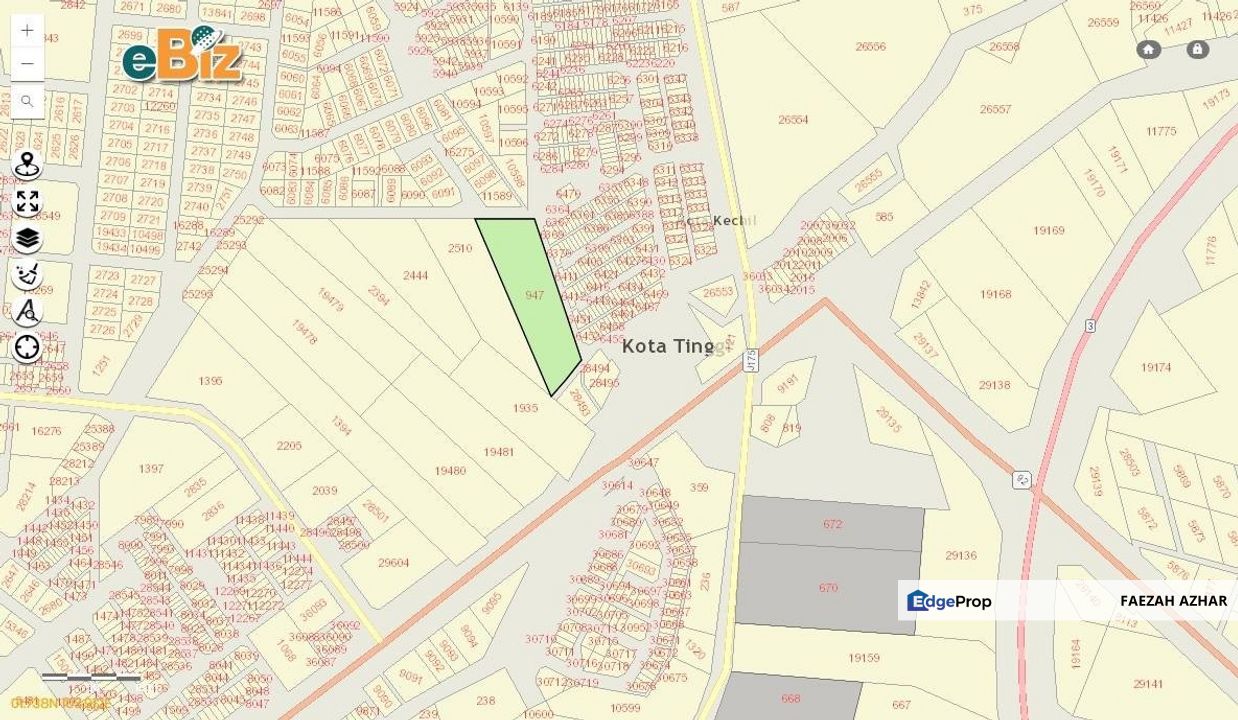 BANDAR KOTA TINGGI : Tanah 2 Ekar Zoning Residensi Untuk Dijual, Johor, Kota Tinggi