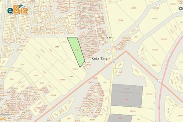 BANDAR KOTA TINGGI : Tanah 2 Ekar Zoning Residensi Untuk Dijual