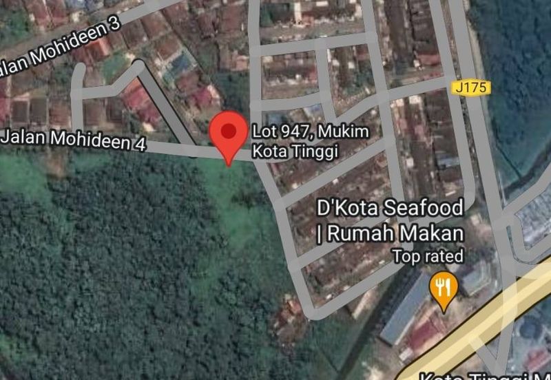 BANDAR KOTA TINGGI : Tanah 2 Ekar Zoning Residensi Untuk Dijual