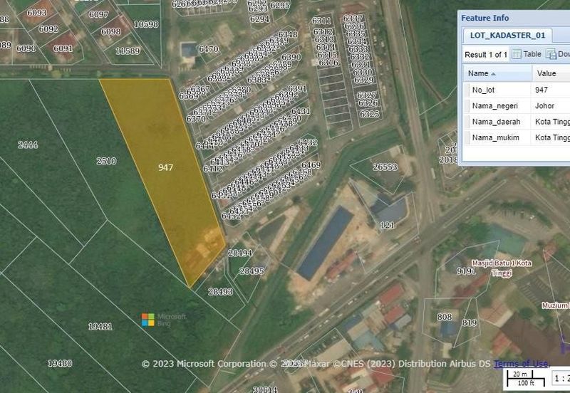 COMMERCIAL LAND AT KOTA TINGGI FOR SALE