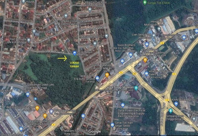 COMMERCIAL LAND AT KOTA TINGGI FOR SALE