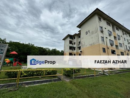 FLAT TITIWANGSA TAMPOI / GROUND FLOOR UNIT FOR SALE / STRATA READY, Johor, Tampoi
