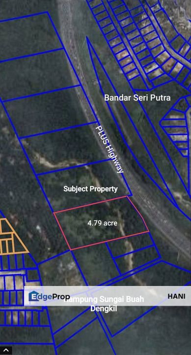 Freehold Residential-Zoned Land 4.79 Acres @ Kampung Sungai Buah, Dengkil – Beside PLUS Highway, Selangor, Dengkil