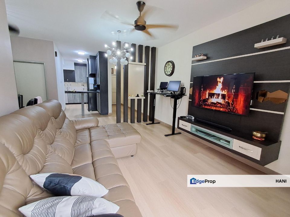 [BELOW MARKET] Fully Furnished CORNER UNIT | Semarak Condo, Taman Raintree Batu Caves – Only RM420K!, Selangor, Batu Caves 