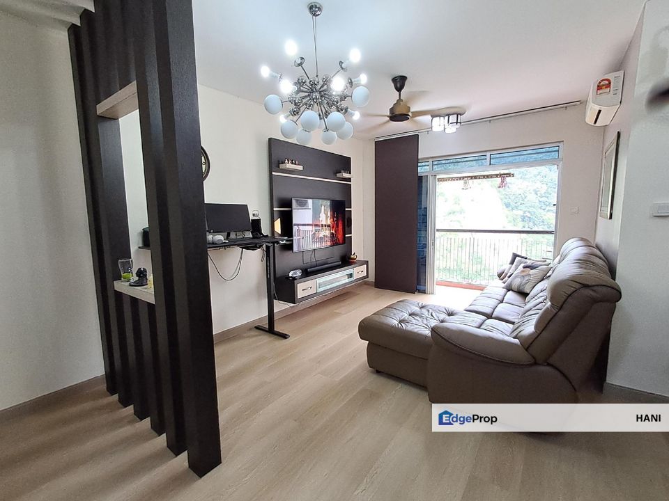 [BELOW MARKET] Fully Furnished CORNER UNIT | Semarak Condo, Taman Raintree Batu Caves – Only RM420K!, Selangor, Batu Caves 