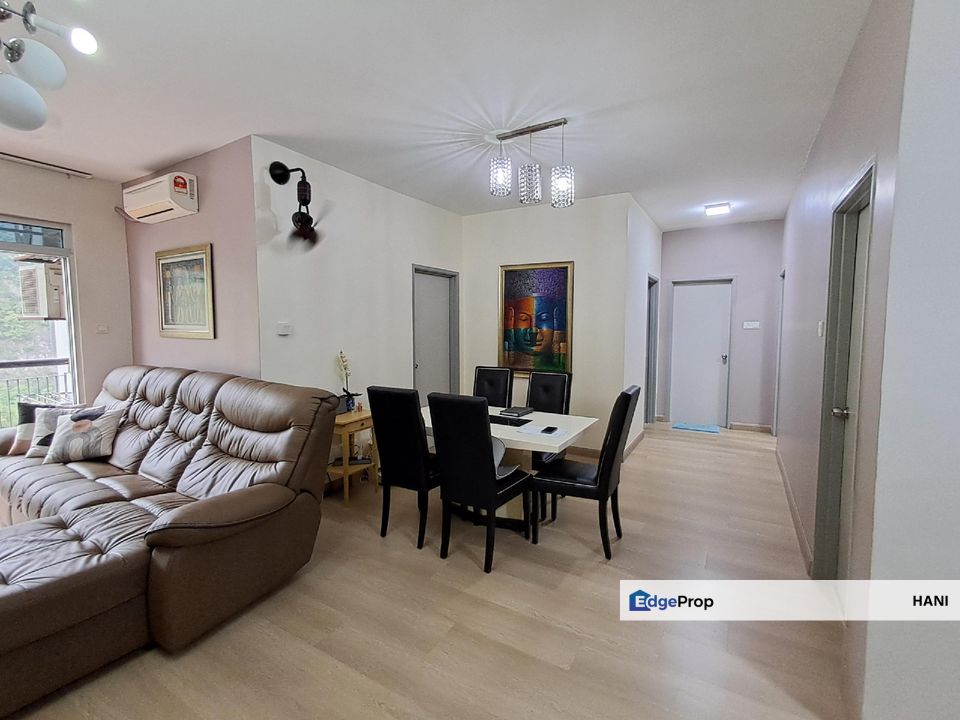 [BELOW MARKET] Fully Furnished CORNER UNIT | Semarak Condo, Taman Raintree Batu Caves – Only RM420K!, Selangor, Batu Caves 