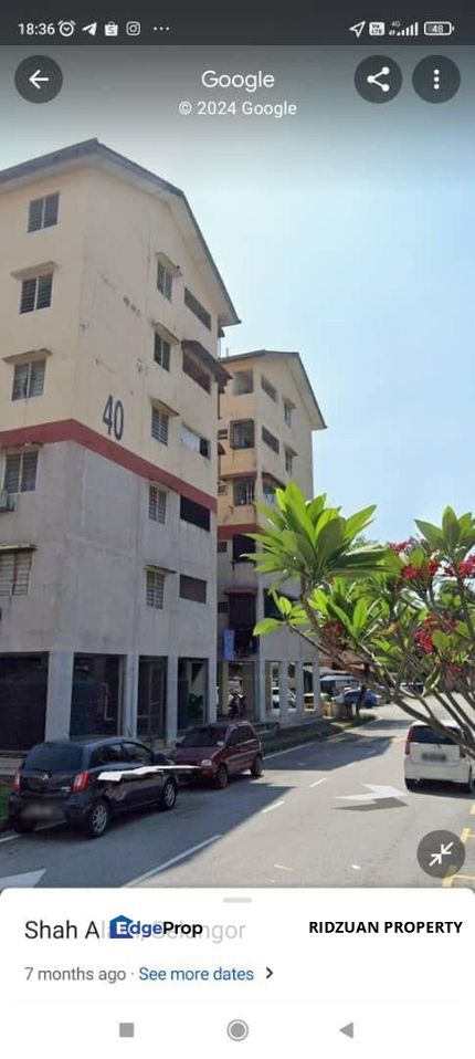 Flat PKNS Block 40 Seksyen 7, Shah Alam FOR SALE  , Selangor, Shah Alam