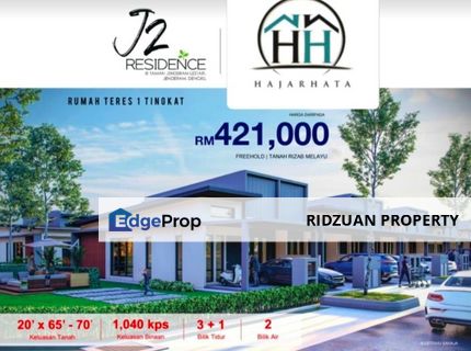 Freehold Teres Setingkat @ J2 Residence Jenderam Hilir FOR SALE , Selangor, Dengkil