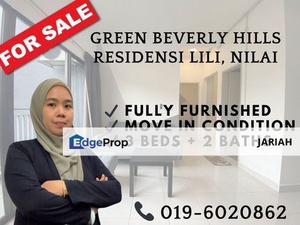 Green Beverly Hills Residensi Lili Nilai Negeri Sembilan Fully Furnished For Sale, Negeri Sembilan, Nilai