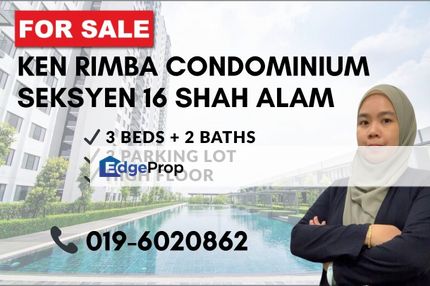 Ken Rimba Condominium Shah Alam Fully Renovated For Sale, Selangor, Shah Alam