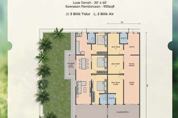 Teres Mampu Milik Di Bernam Jaya berdekatan Toll Utara Selatan