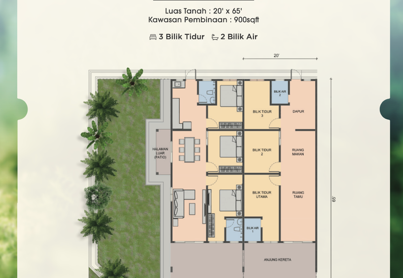 Teres Mampu Milik Di Bernam Jaya berdekatan Toll Utara Selatan