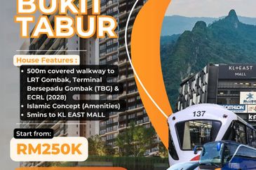 RUMAH SELANGORKU BERDEKATAN TERMINAL BERSEPADU GOMBAK