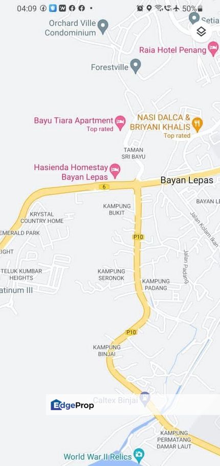 Penang Bayan Lepas 9.2 Acres Agriculture Land at Teluk Kumbar, Penang, Bayan Lepas