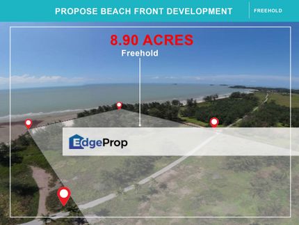 Punggai Sungai Rengit Pengerang Johor Private Beach Commercial Land 8.9 Acres Johor, Johor, Kota Tinggi