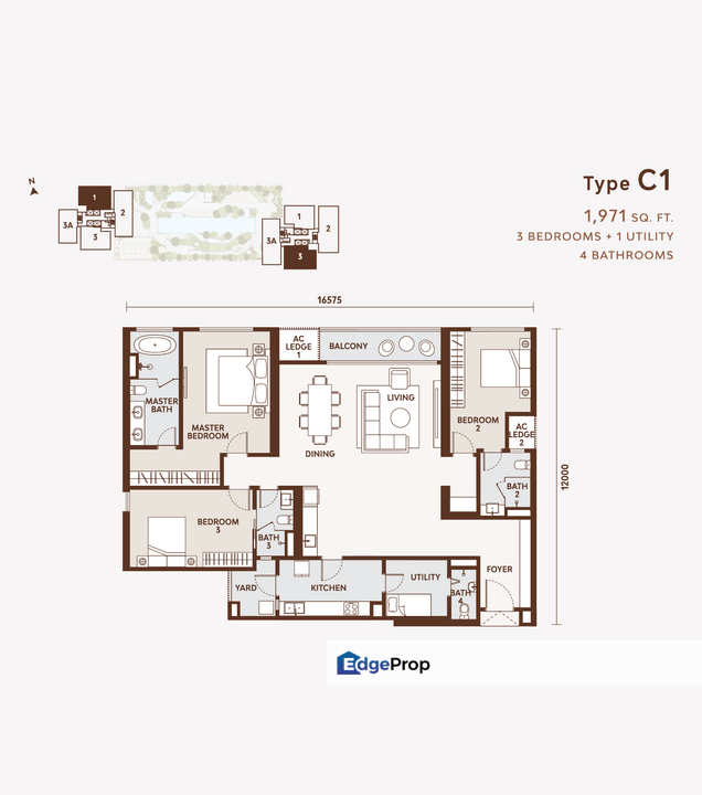 Allevia Mont Kiara 1971sqft Middle Floor Brand New Unit, Kuala Lumpur, Mont Kiara