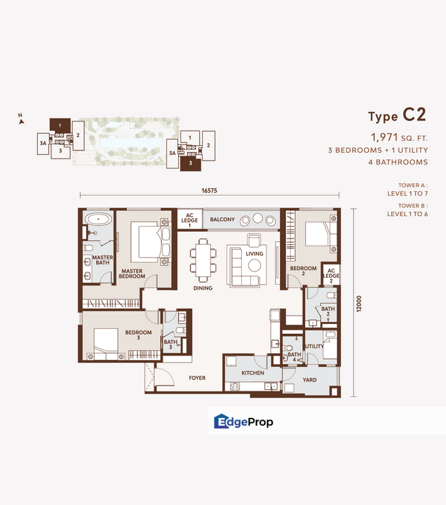 Allevia Mont Kiara 1971sqft Middle Floor Brand New Unit, Kuala Lumpur, Mont Kiara