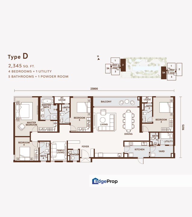Allevia Mont Kiara 2345sqft High Floor 4+1 Rooms New Unit, Kuala Lumpur, Mont Kiara