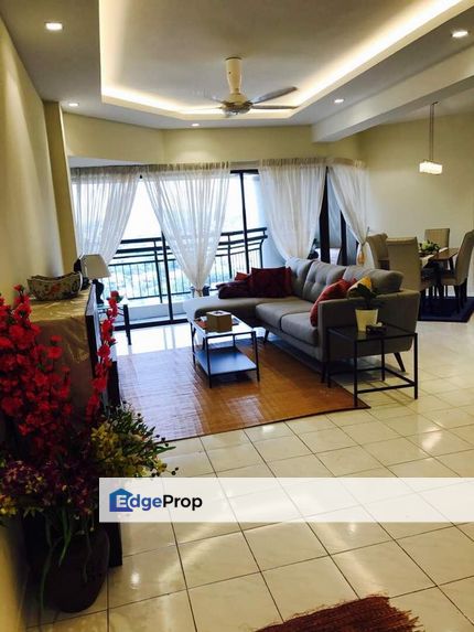 Bangsar Heights Corner Lot 1500sqft Condo Fully Furnished Renovated, Kuala Lumpur, Bangsar