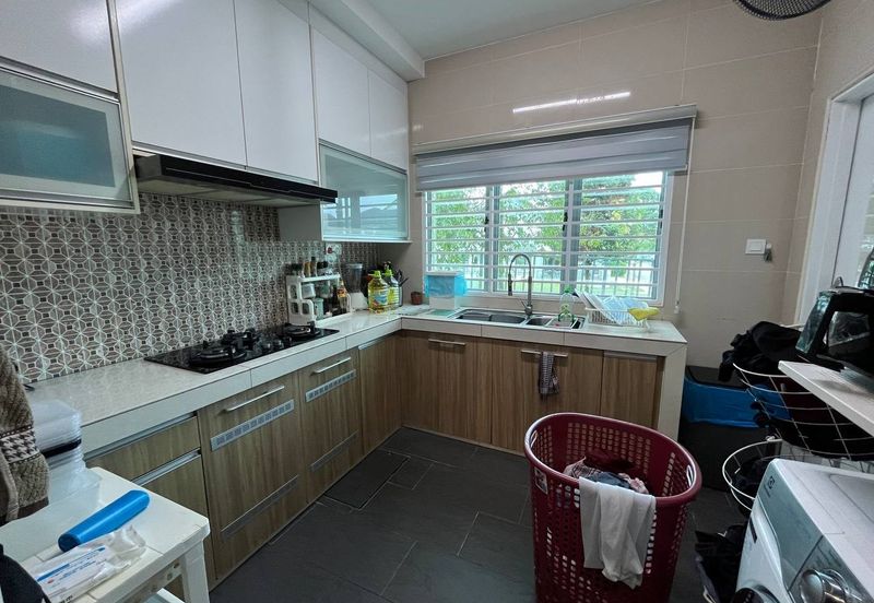 5 Min Drive to Gutrie ! Double Storey House @ Jalan Elektron U16 Denai Alam